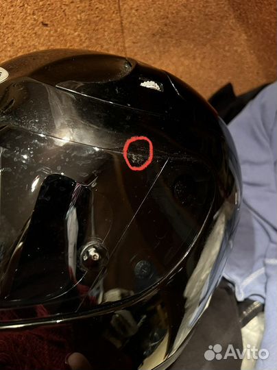 Мотошлем Чёрный HJC rpha 10 plus S