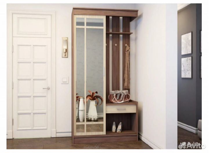 Прихожая Прима Ясень Шимо темный-светлый