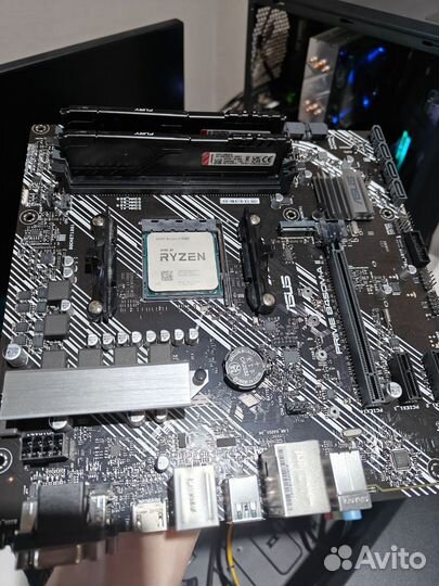 Комплект Ryzen 5 5600 + Asus B450 + DDR4 16gb 3200