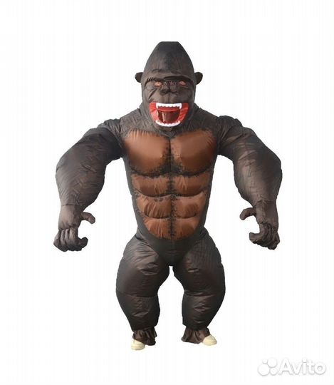 Надувной костюм гориллы аренда