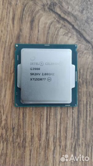 Процессор intel celeron g3900