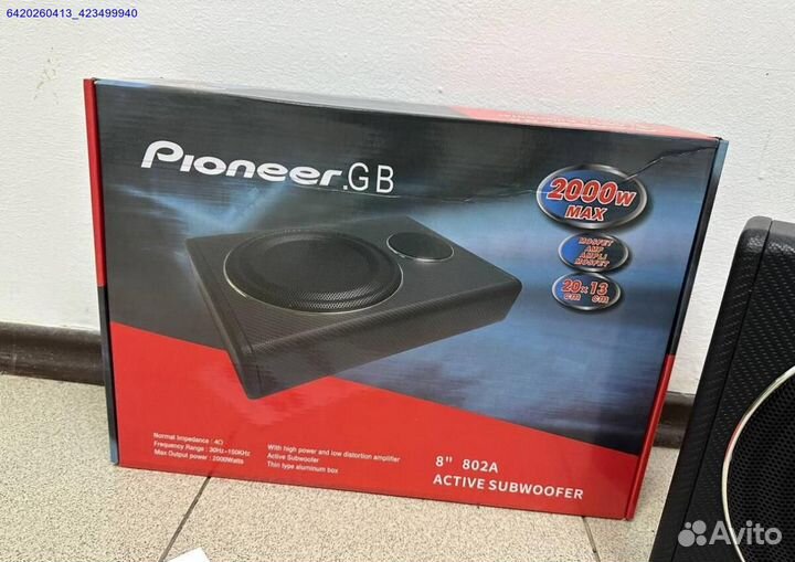 Сабвуфер Pioneer GB 8 Дюймов 802А