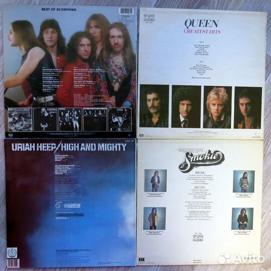Пластинки. Рок: deep purple, LED zeppelin