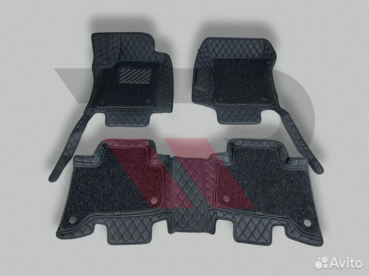 Ковры салона 3D Toyota LC Prado 120 / Lexus GX470