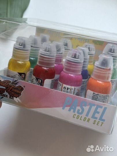 Краска для тату World famous ink pastel set