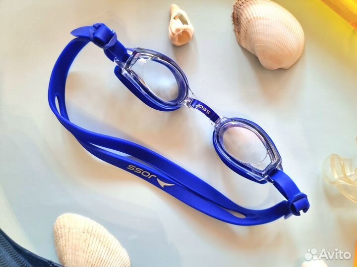 Шапочка для плавания детская очки