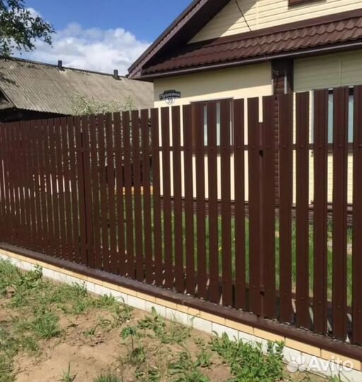 Металлический штакетник для стильного дизайна