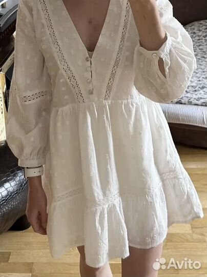 Платье летнее белое