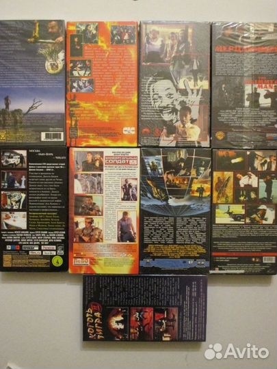 Видеокассеты VHS фильмы