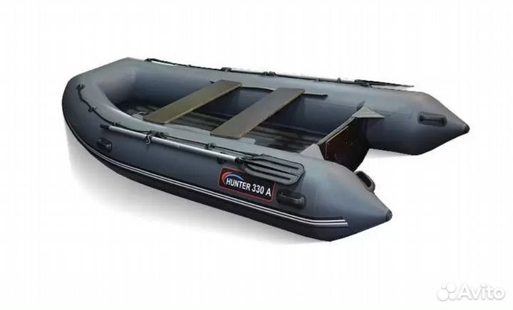 Моторно-гребная лодка Хантер 330 А надувная
