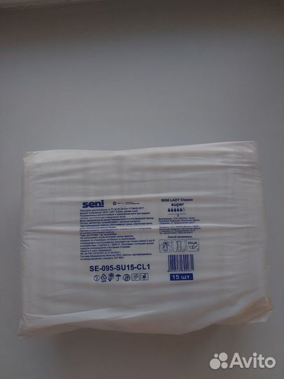 Урологические прокладки seni 3 капли, 5 капель