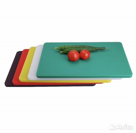 Доски разделочные (полипропилен), цветные, пластик