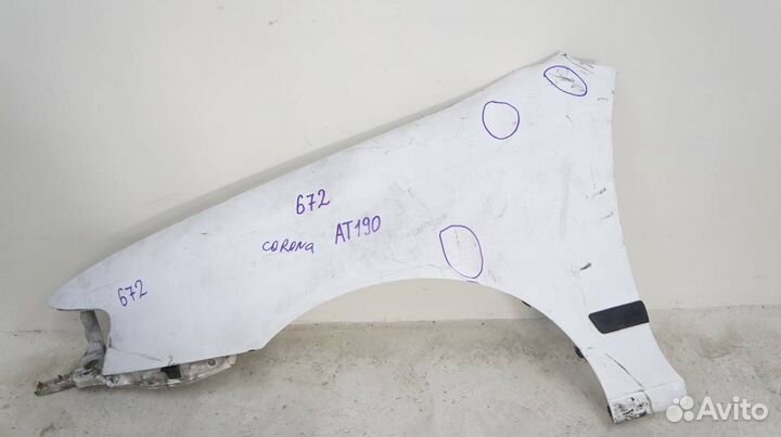 Крыло переднее левое Toyota Corona AT190