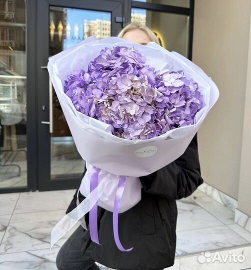Гортензии букеты цветы Доставка круглосуточная
