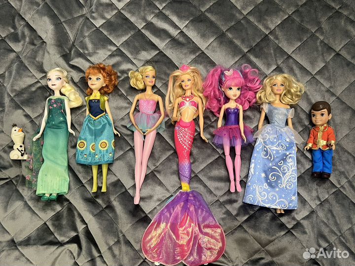 Кукла Barbie, Эльза, Анна, Русалочка