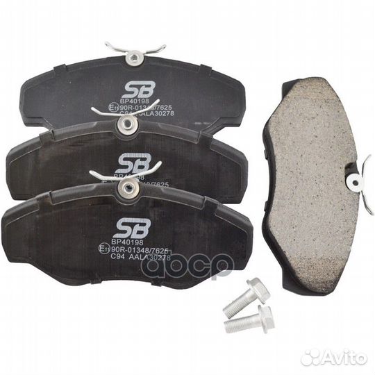 Колодки тормозные дисковые перед BP40198 SB