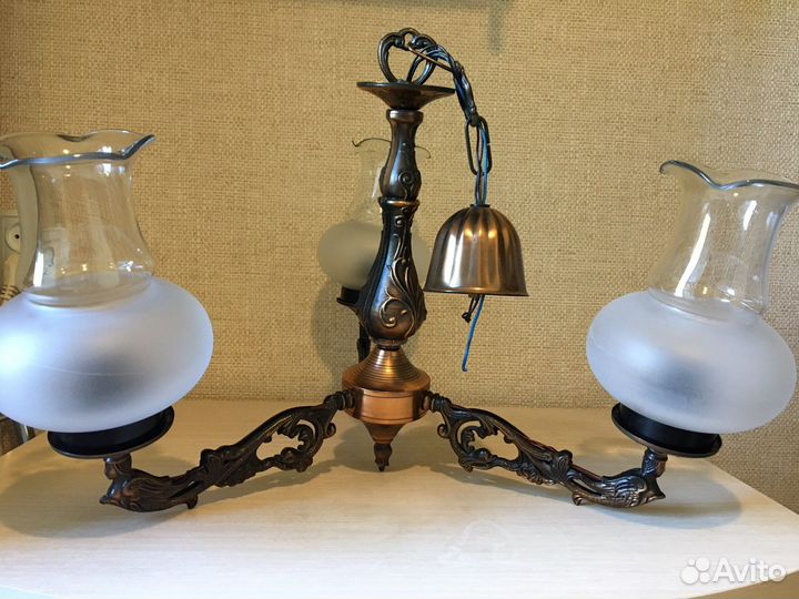 Люстра 3-х рожковая СССР