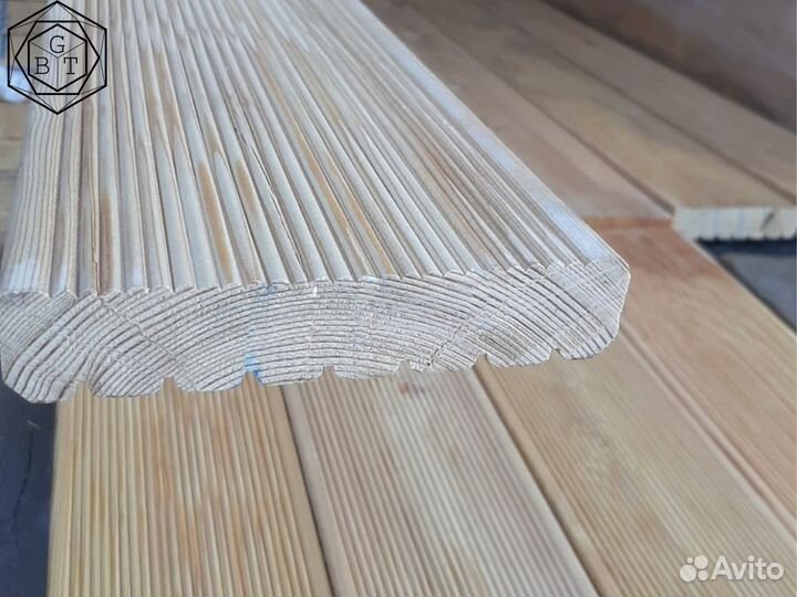 Террасная доска лиственница Вельвет сорт ав