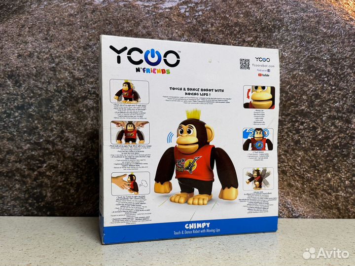 Новый Робот ру Silverlit Обезьяна Чимпи