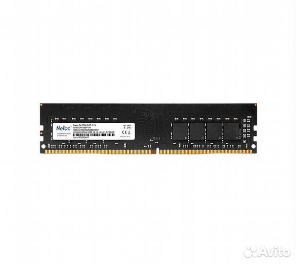 Память оперативная DDR4 8Gb Netac Basic 2666MHz CL
