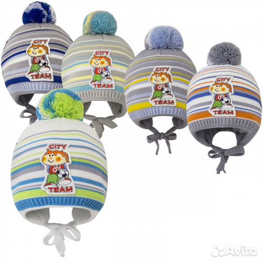 Шапка прикиндер для мальчика размер 50-52