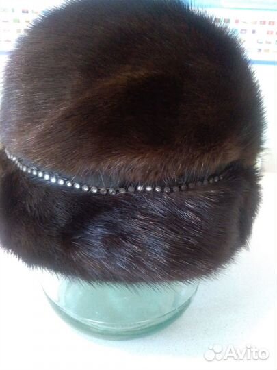 Шапка норковая женская