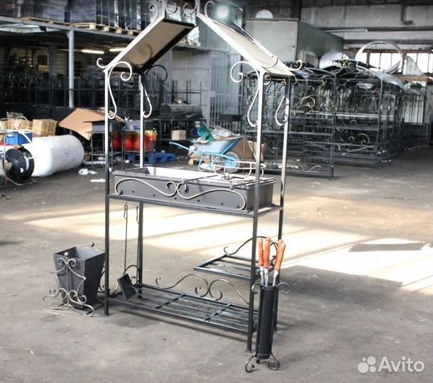 Мангал со столиком