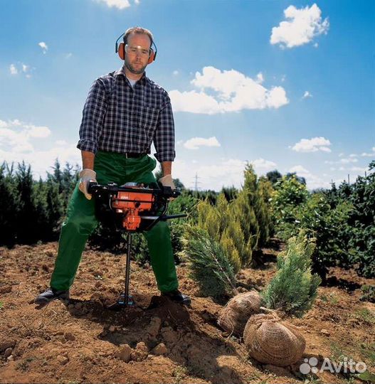 Мотобур в аренду прокат бензобура