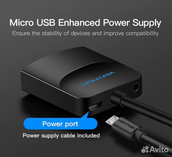 Конвертеры vga-hdmi с аудио и доп питанием