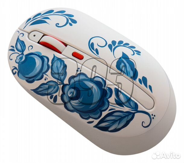 Мышь Гжель (беспроводная) (52784)