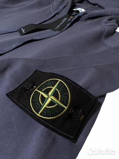 Худи Stone Island синяя размер L