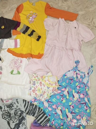 Огромный пакет вещей на девочку 4 года