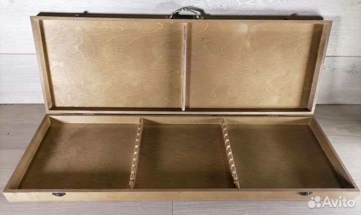 Короб на 10 шампуров Оливка