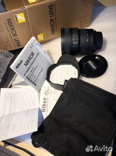 Объектив Nikon AF-S Nikkor 18-35mm f/3.5-4.5 G ED