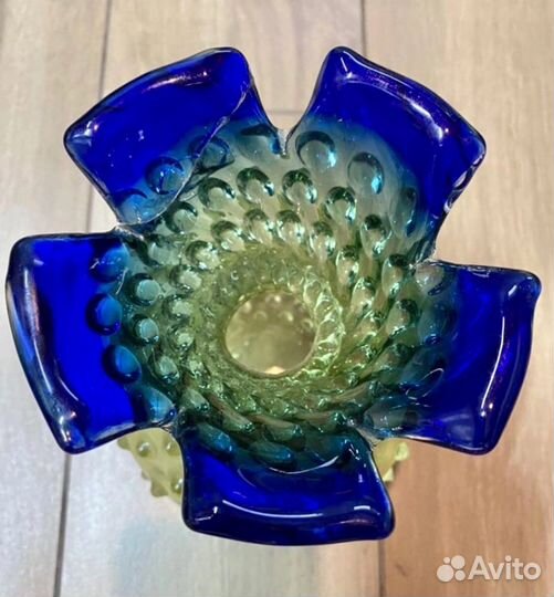 Ваза ананас Чехословакия винтаж