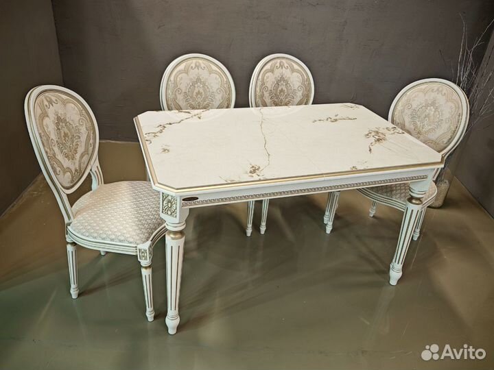 Комплект, стол Napoli 1300, стул Эден