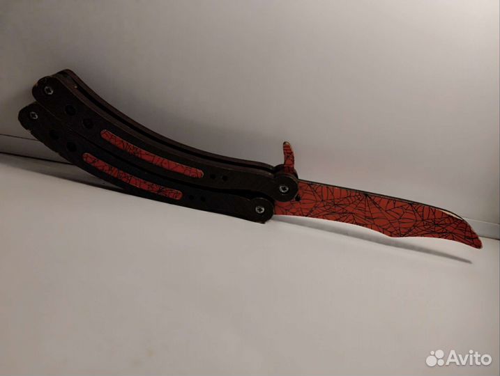 Деревянный нож бабочка