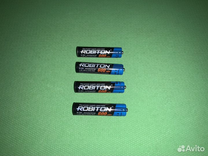 Аккумуляторы ааа robiton 600MH (мизинчиковые)