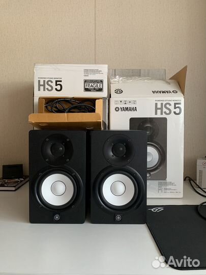 Yamaha hs5 студийные мониторы (как новые )