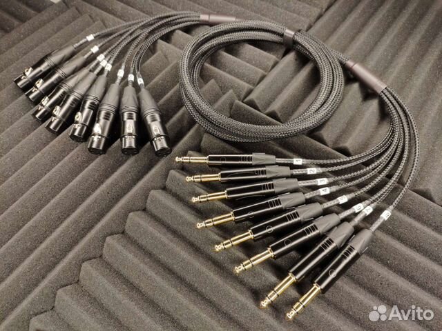 Мультикор 8 Xlr гн. На 8 Jack 6,3 st Tasker c408