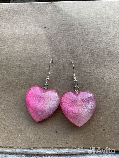 Серьги из эпоксидной смолы