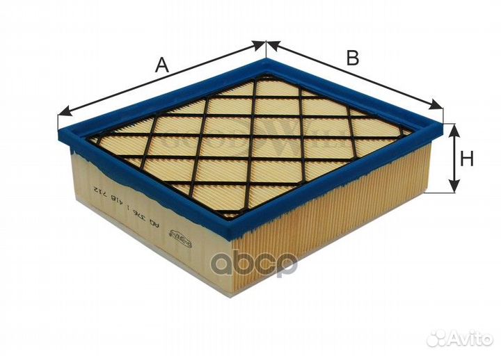 Фильтр воздушный ford S-MAX,kuga/ volvo