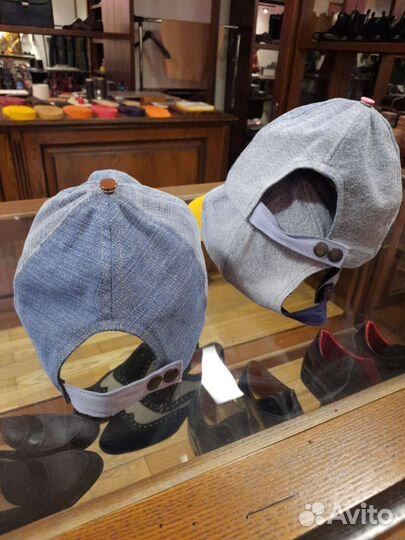 Кепки бейсболки с кожаным козырьком ручная работа