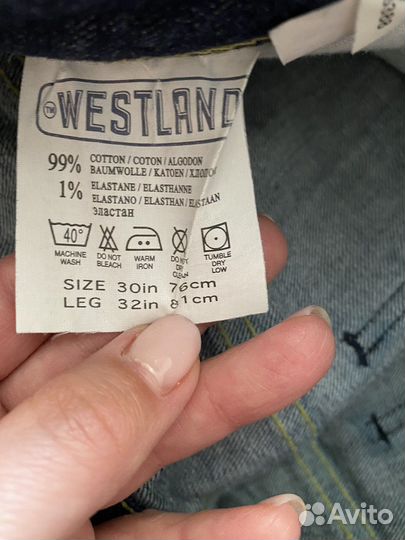 Джинсы женские 46 размер б/у