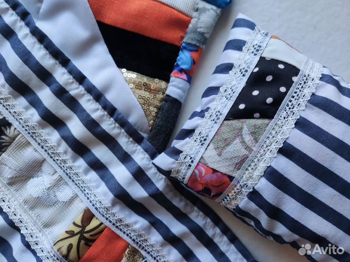 Постельное белье для кукол Ручная работа Пэчворк