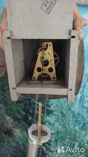 Часы ходики СССР вратарь