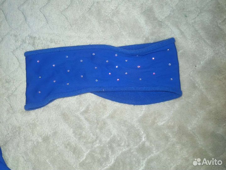 Платье для фигурного катания 152 и повязка