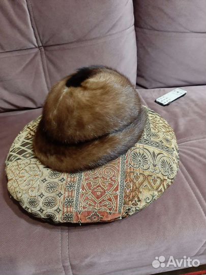 Шапка норковая женская 56 размер