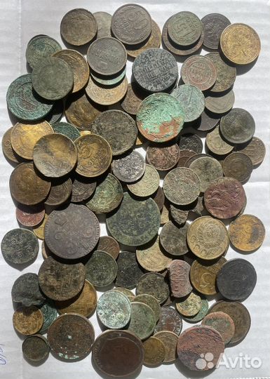 Монеты царские и раннего СССР - 166 штук