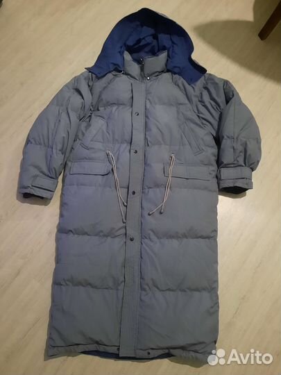 Пуховик длинный